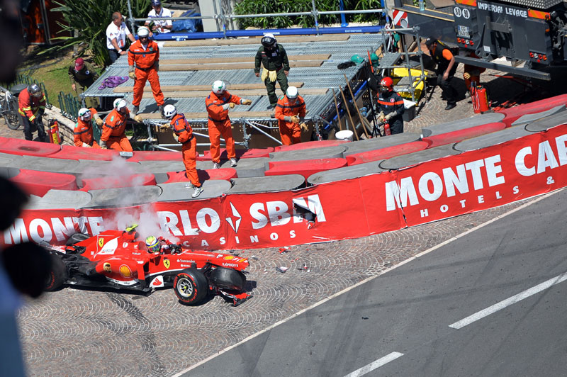 Πρόβλημα στην ανάρτηση είχε η Ferrari του F. Massa