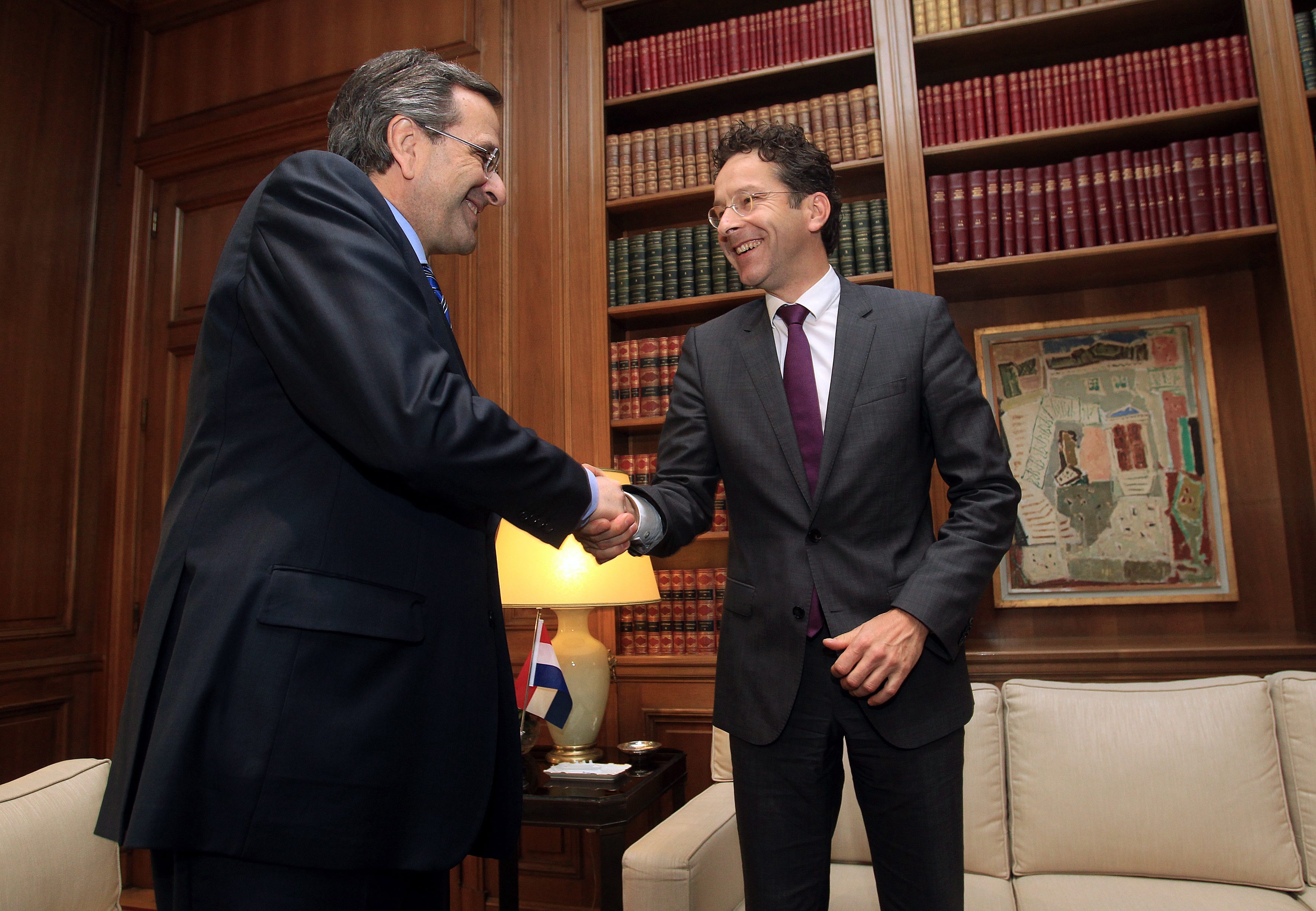 Συνάντηση Σαμαρά με τον επικεφαλής του Eurogroup