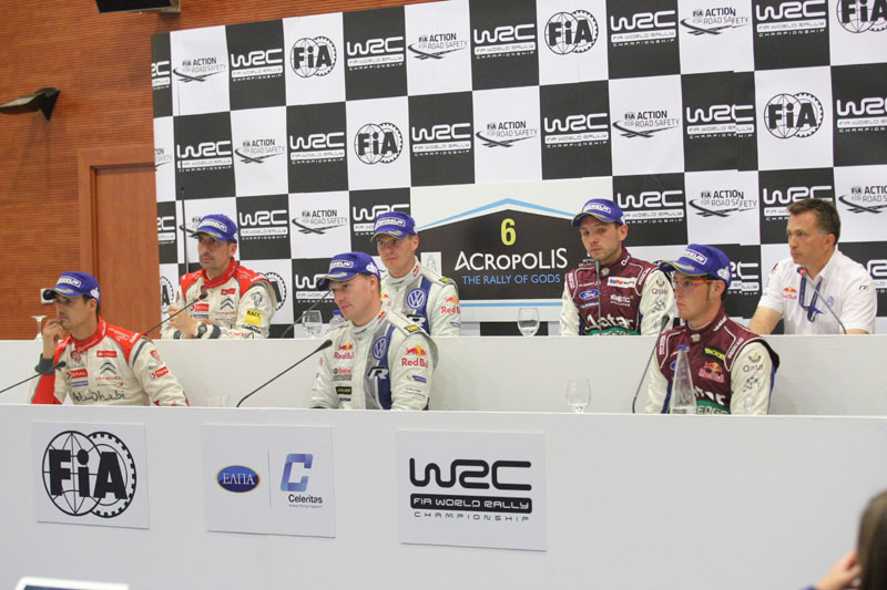 Ράλλυ Ακρόπολις 2013: Η συνέντευξη Τύπου μετά τον τερματισμό