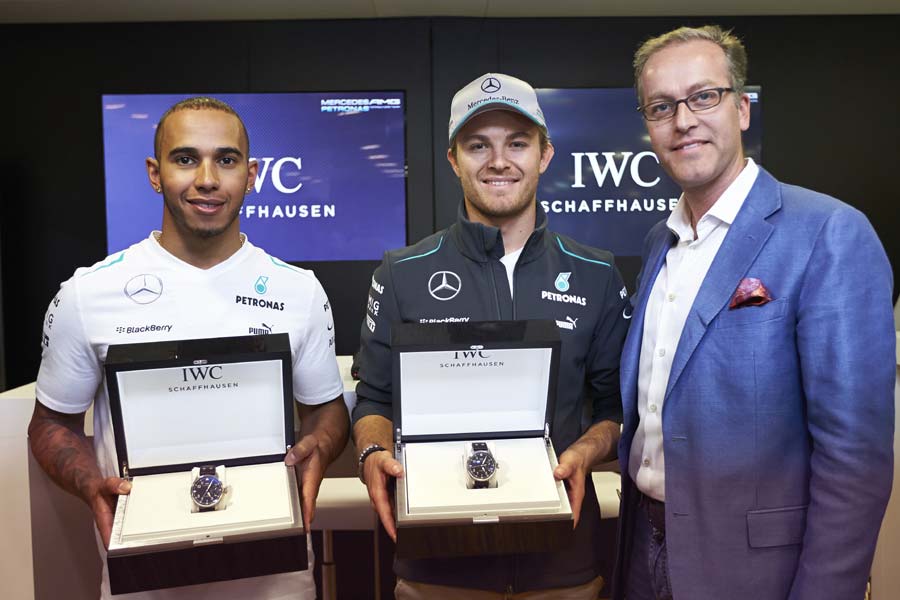 Οι Lewis Hamilton και Nico Rosberg, νέοι πρεσβευτές της IWC Schaffhausen