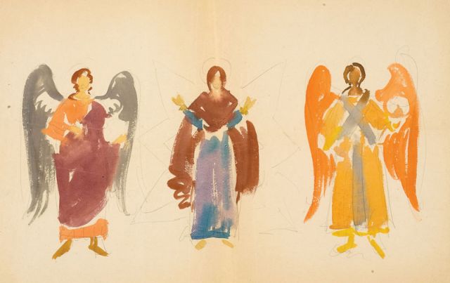 Έργα Παρθένη, Εγγονόπουλου, Τσαρούχη στο Ίδρυμα Γουλανδρή στην Άνδρο