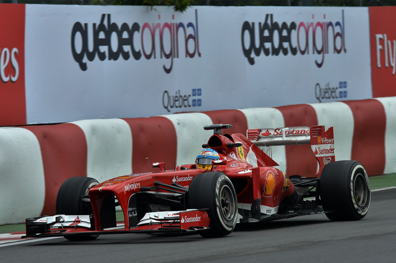 GP Καναδά 2013: Επικράτηση του F. Alonso στις ελεύθερες δοκιμές 2