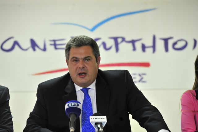 «Όχι» στο ξεπούλημα της χώρας λέει ο Πάνος Καμμένος