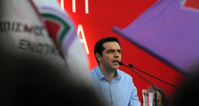 «Κύριε Σαμαρά, τελειώσατε» είπε ο Αλέξης Τσίπρας από το Σύνταγμα