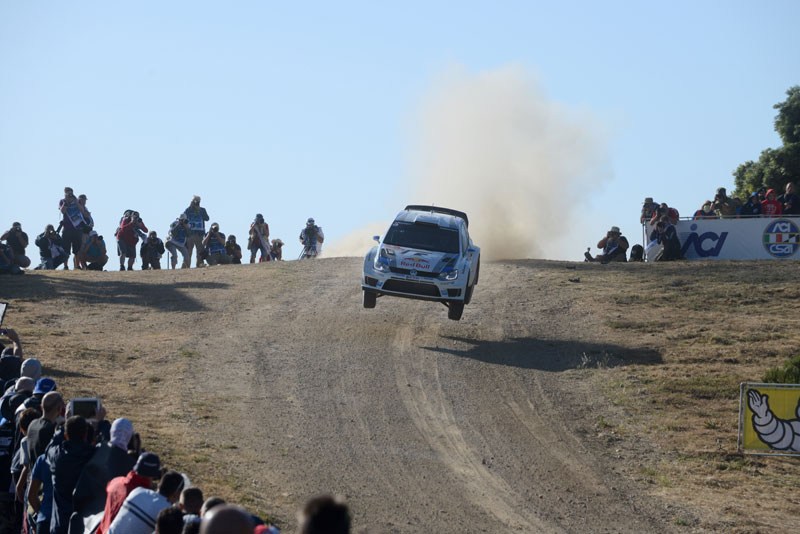 Ράλλυ Σαρδηνίας 2013: Ο S. Ogier νικητής, στο βάθρο με τους T. Neuvillle και J.M. Latvala