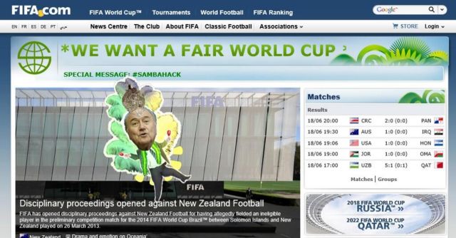 Ο πρόεδρος της FIFA χορεύει σε ρυθμούς… σάμπα