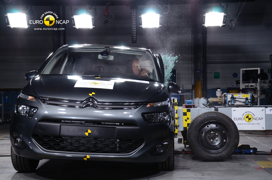 «Βροχή τ’ αστέρια» για τα Citroen C4 Picasso και Honda CR-V στις δοκιμές του EuroNCAP
