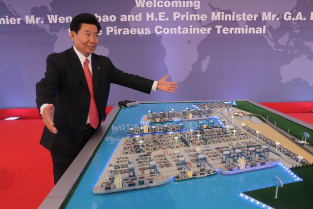 Συνάντηση του πρωθυπουργού με τον πρόεδρο της Cosco