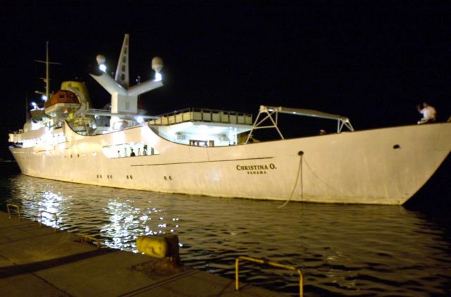 Πωλείται η θαλαμηγός «Χριστίνα» του Ωνάση