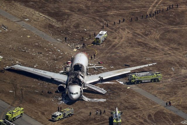 Δύο νεκροί από τη συντριβή Boeing 777 στο αεροδρόμιο του Σαν Φρανσίσκο