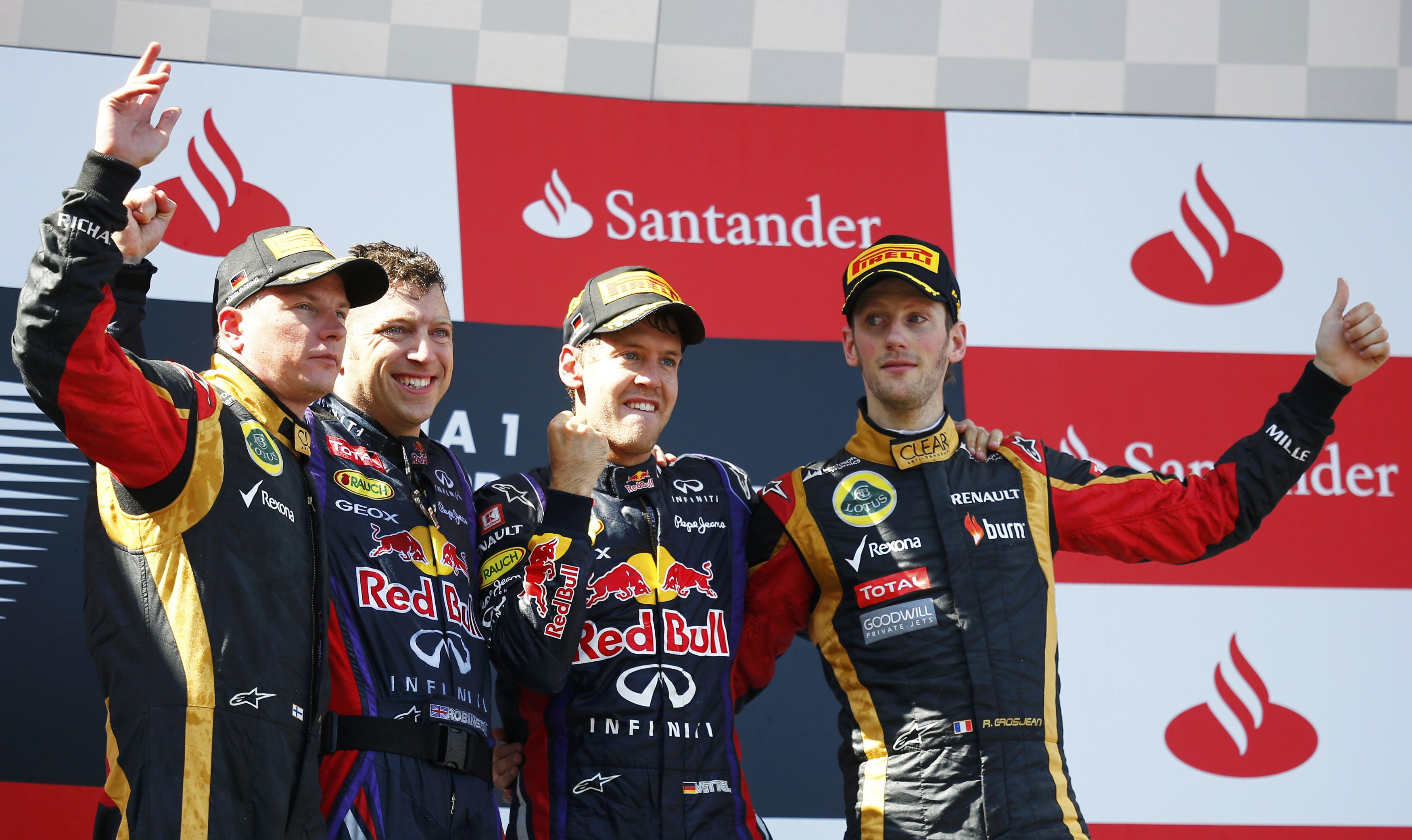 GP Γερμανίας 2013: Νίκη για τον S. Vettel, με δύο Lotus στο βάθρο