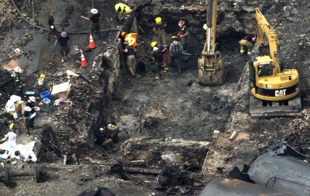 Εξήντα οι νεκροί ή αγνοούμενοι από την έκρηξη του τρένου στον Καναδά