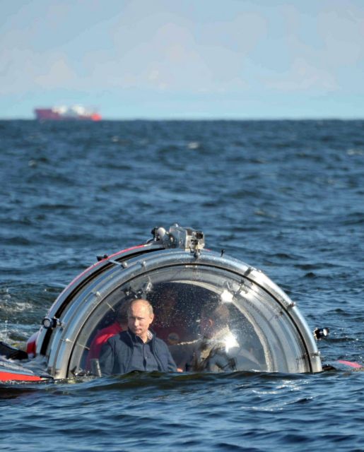 Κατάδυση σε ναυάγιο στη Βαλτική για τον… σκληρό πρόεδρο Πούτιν
