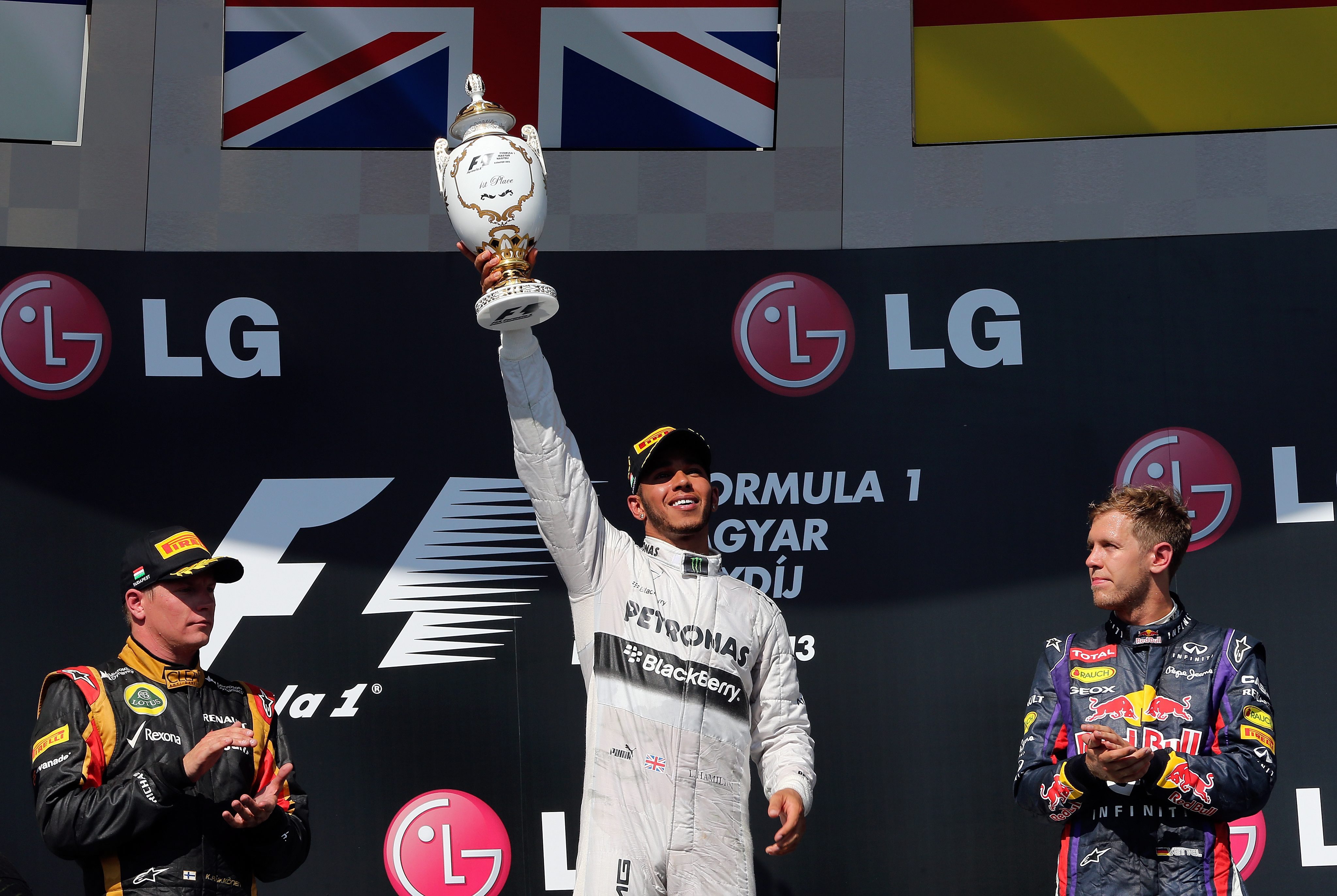 GP Ουγγαρίας 2013: Νικητής ο L. Hamilton, βάθρο για Kimi και S. Vettel