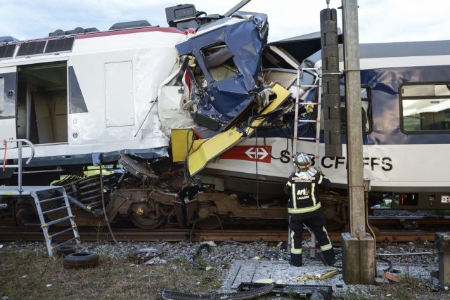 Δεκάδες τραυματίες στην Ελβετία σε νέο σιδηροδρομικό ατύχημα