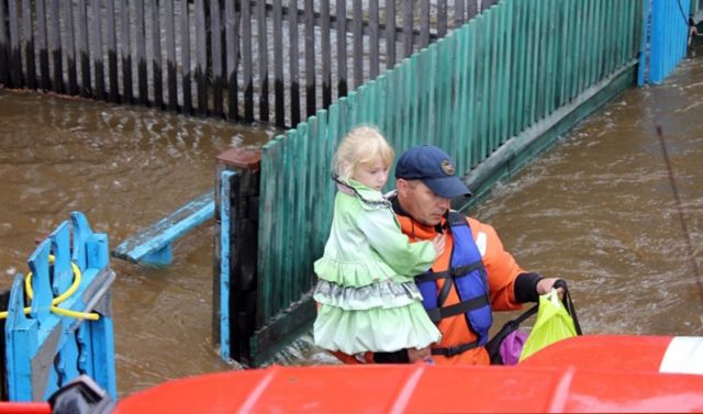Αντιμέτωπη με πρωτοφανείς πλημμύρες η ρωσική Άπω Ανατολή