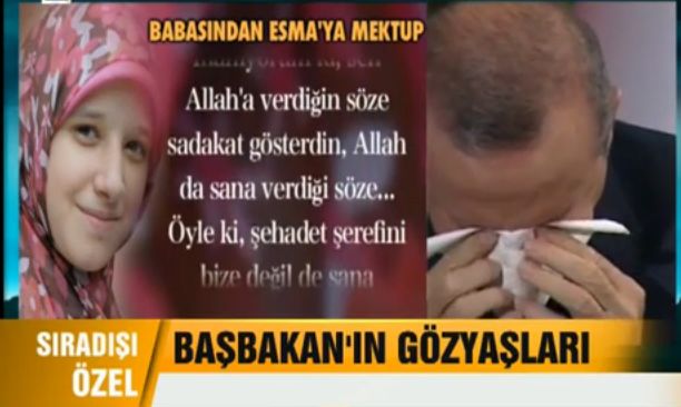 Δάκρυα Ερντογάν για το γράμμα Αιγύπτιου ισλαμιστή στη νεκρή κόρη του