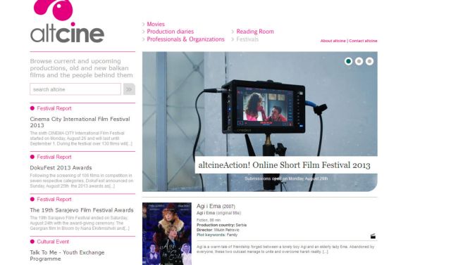 Σε εξέλιξη το διαδικτυακό φεστιβάλ μικρού μήκους βαλκανικών ταινιών