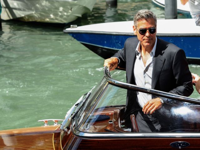 Ο George Clooney στη Βενετία