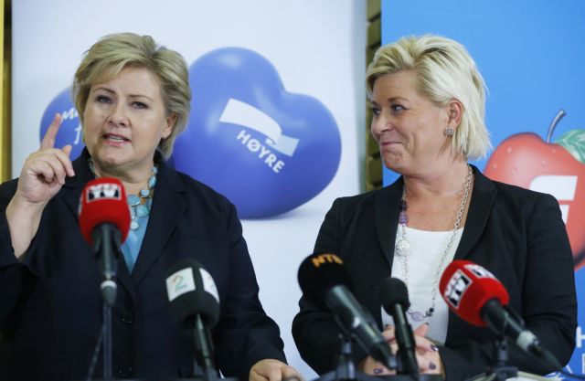 Κυβέρνηση μειοψηφίας, με τη συνεργασία της ακροδεξιάς, στη Νορβηγία