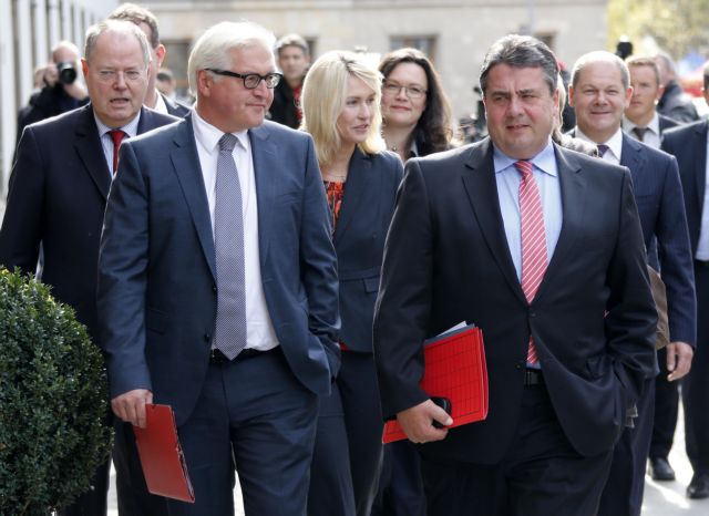 Αποκρυσταλλώνονται οι όροι του SPD για γερμανικό Μεγάλο Συνασπισμό