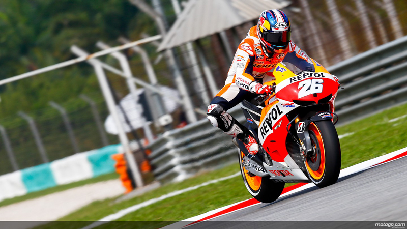 MotoGP - Μαλαισία 2013: O D. Pedrosa κράτησε την πρωτιά και στις δεύτερες δοκιμές
