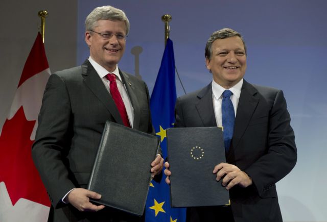 Σε συμφωνία ελεύθερου εμπορίου κατέληξαν ΕΕ – Καναδάς