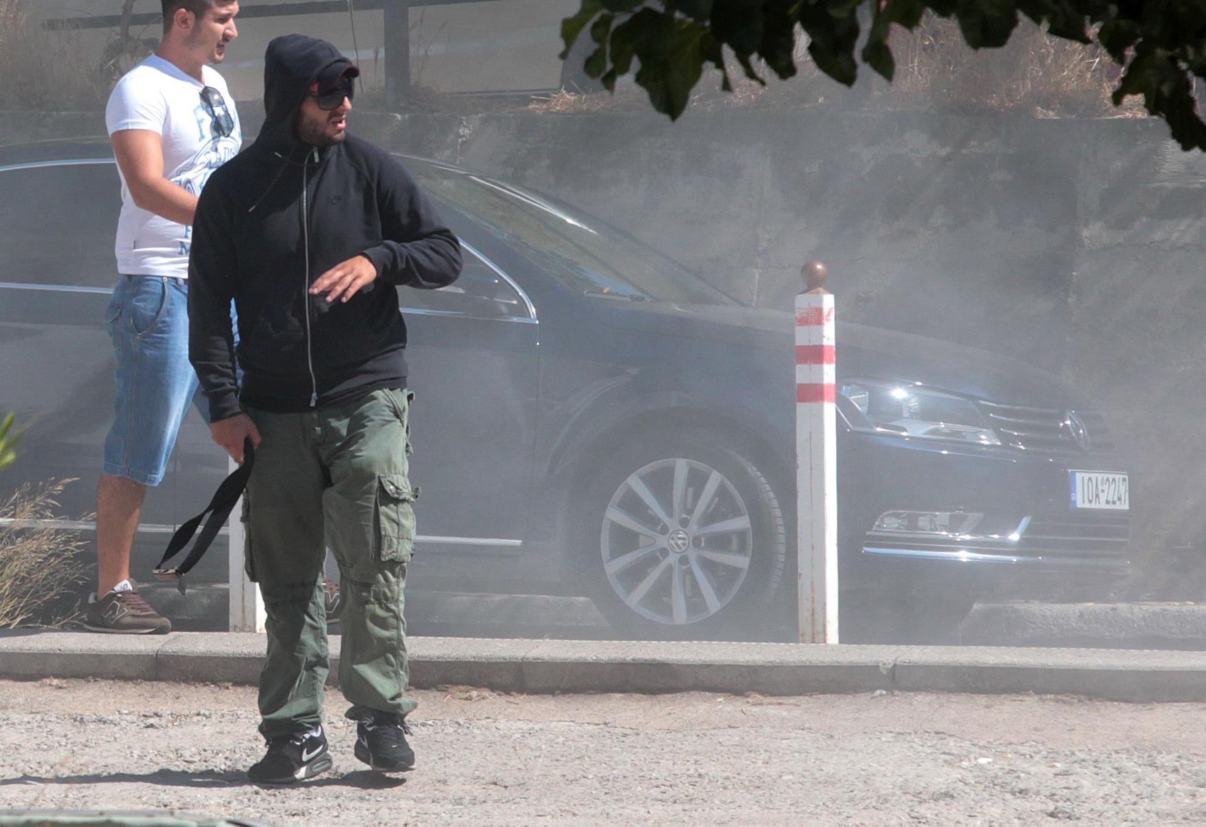 Επεισόδια στην Κατεχάκη μεταξύ οπαδών της ΑΕΚ και του Ιωνικού