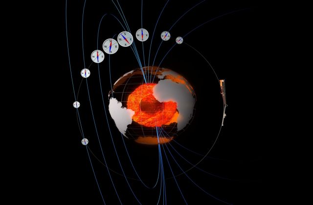 Τρίο δορυφόρων θα ερευνήσει γιατί το μαγνητικό πεδίο της Γης εξασθενεί