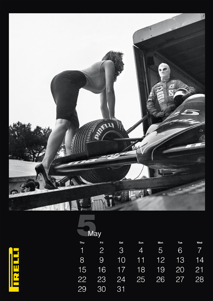 Φωτογραφίες του Χέλμουτ Νιούτον από το 1985 στο ημερολόγιο της Pirelli