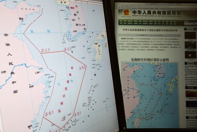 «Μήνυμα» από αμερικανικά B-52 για την επέκταση της κινεζικής ζώνης αεράμυνας