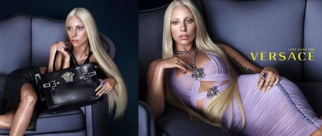 Η Lady Gaga ντύνεται Donatella Versace