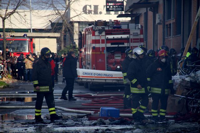 Επτά νεκροί από φωτιά σε βιοτεχνία μαύρης εργασίας στην Chinatown της Τοσκάνης