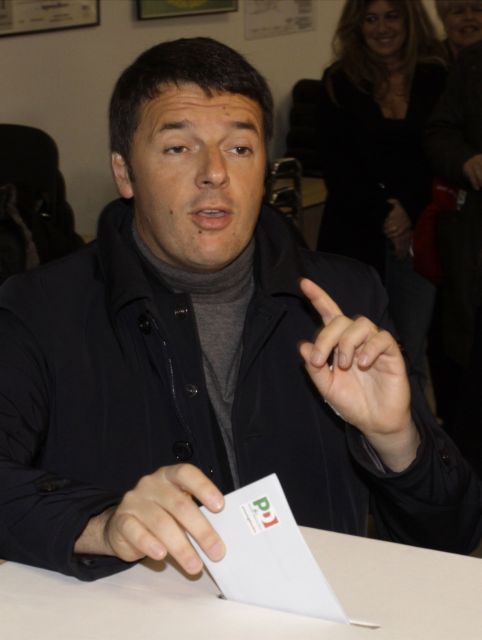 Θριαμβευτική ανάδειξη του Ματέο Ρέντσι στα ηνία της ιταλικής Κεντροαριστεράς