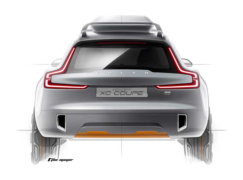 Volvo XC Coupe Concept: Εικόνες από το SUV μέλλον