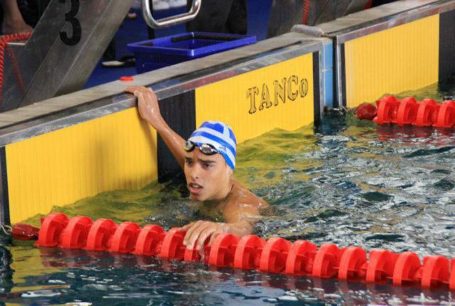 Πανελλήνιο ρεκόρ σημείωσε ο Χρήστου στα 50μ. ύπτιο