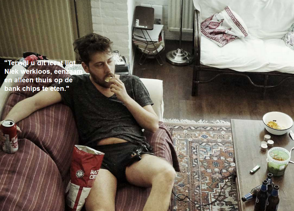 Το «χύμα» με ολίγη από χιούμορ βρήκαν σε έναν Ολλανδό δουλειά