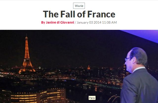 «Η Πτώση της Γαλλίας»: Άρθρο του Newsweek προκαλεί μίση και πάθη