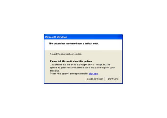 Der Spiegel: Τις αναφορές προβλημάτων στα Windows υπέκλεπτε η NSA
