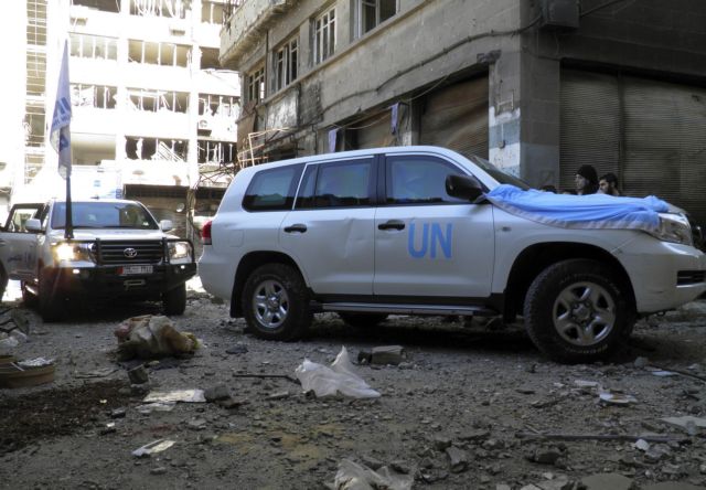 Επίθεση σε κονβόι που μετέφερε ανθρωπιστική βοήθεια στη Χομς