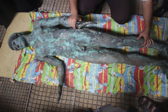 Μοναδικό άγαλμα του θεού Απόλλωνα βρέθηκε στη Γάζα