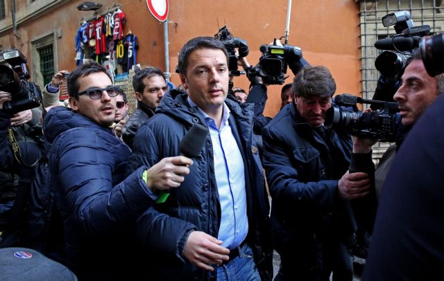 Ματέο Ρέντσι στην πρωθυπουργία ψήφισε η ιταλική Κεντροαριστερά