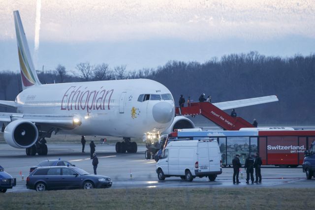 Αίσιο τέλος σε αεροπειρατεία αιθιοπικού αεροσκάφους στη Γενεύη