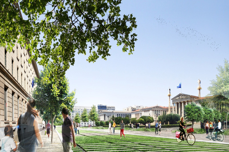 Το Rethink Athens στη Στοά Αρσακείου