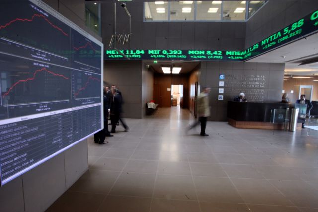 Εναλλαγές προσήμου στο Χρηματιστήριο Αθηνών τη Δευτέρα