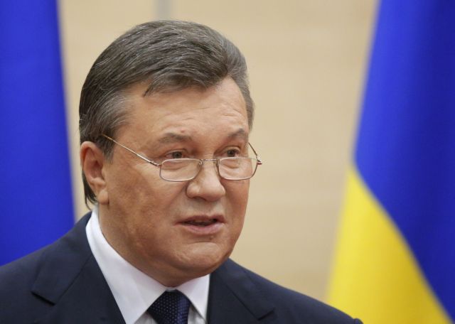 Γιανουκόβιτς: «H συμμορία στο Κίεβο οδηγεί την Κριμαία σε απόσχιση»