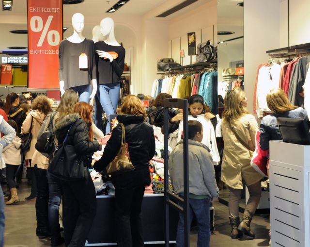 Πτώση 3,5% της απασχόλησης στο λιανεμπόριο στο δ’ τρίμηνο 2013