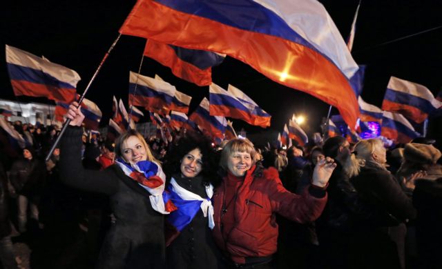 Ένωση με τη Ρωσία ψήφισε το 95% στο δημοψήφισμα της Κριμαίας