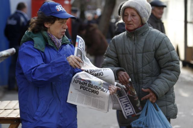 Πανηγυρίζουν τα ρωσικά ΜΜΕ την «επιστροφή της Κριμαίας»