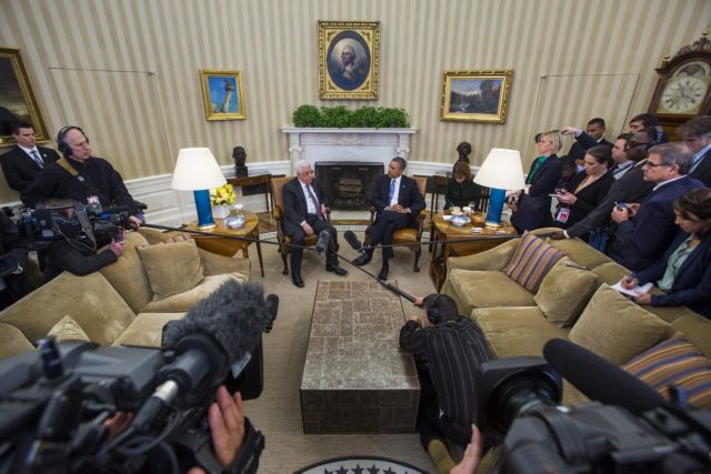 «Σκληρές αποφάσεις» για την ειρήνη με το Ισραήλ ζητά ο Ομπάμα από τον Αμπάς